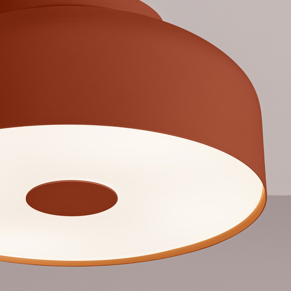 Pomarańczowa lampa sufitowa ø 30 cm Blacko – Sollux (zdjęcie 9)