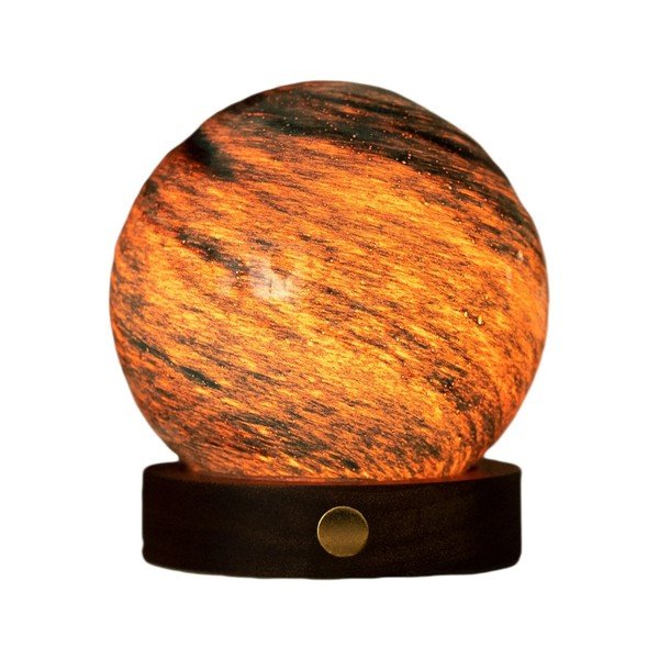 Ciemnobrązowa/w ciemnym naturalnym kolorze dekoracja świetlna na USB ø 8 cm Stellar Ocean – Gingko