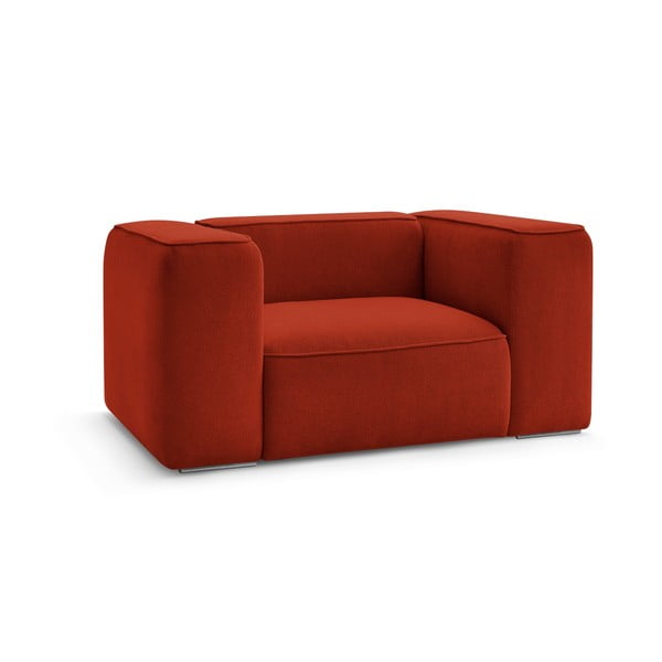 Ceglasty fotel Zephyr – Bobochic Paris