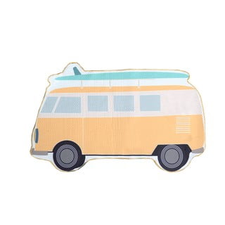 Dziecięcy dywanik łazienkowy w kształcie autobusu Little Nice Things Explorer, 70x50 cm