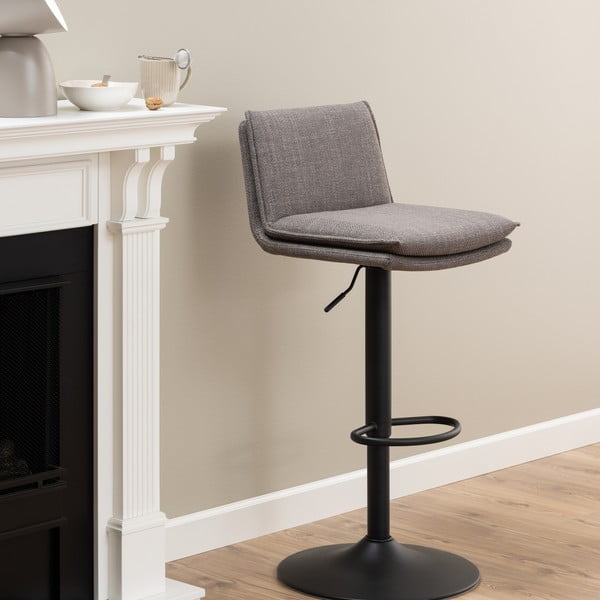 Szare hokery obrotowe zestaw 2 szt. 107 cm Flynn – Actona-image-1