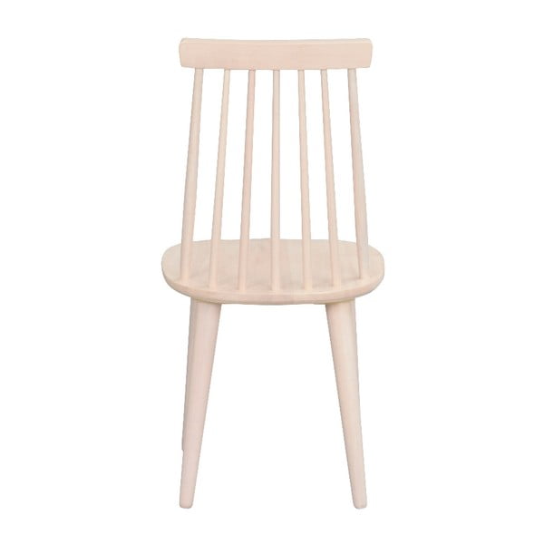 Beżowe krzesło do jadalni z drewna kauczukowca Rowico Lotta-image-2