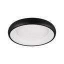 Czarna lampa sufitowa LED ze ściemniaczem Cardona – Trio