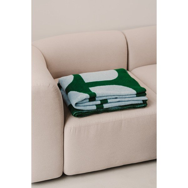 Zielono-niebieski koc 150x200 cm Gilli – noo.ma-image-2