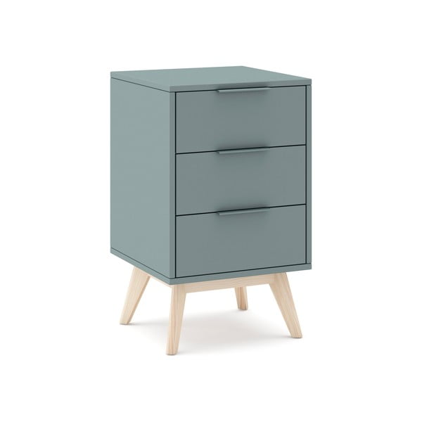 Szarozielona szafka nocna Pisco – Marckeric-image-4