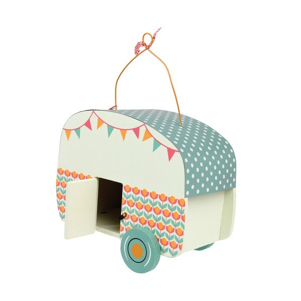 Kolorowa budka dla ptaków w kształcie kampera Rex London Frank-image-2