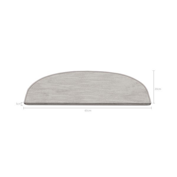 Kremowe dywaniki na schody zestaw 16 szt. 20x65 cm Desert Sand – Vitaus-image-2