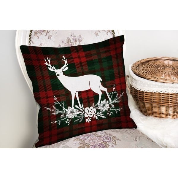 Tekstylna poszewka na poduszkę ze świątecznym motywem 43x43 cm – Mila Home-image-2