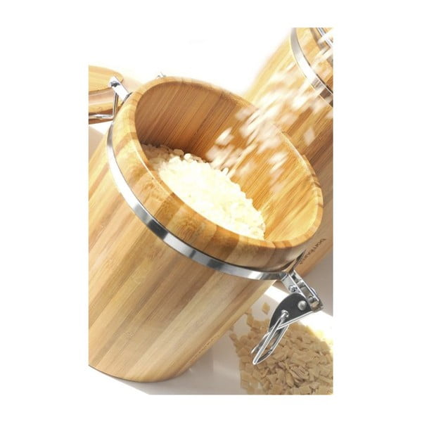 Wysoki pojemnik bambusowy Bambum Sante-image-3