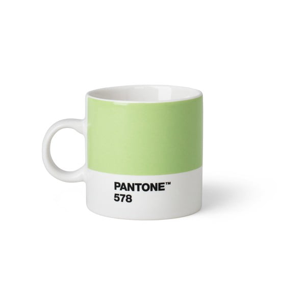 Jasnozielony kubek Pantone Espresso, 120 ml