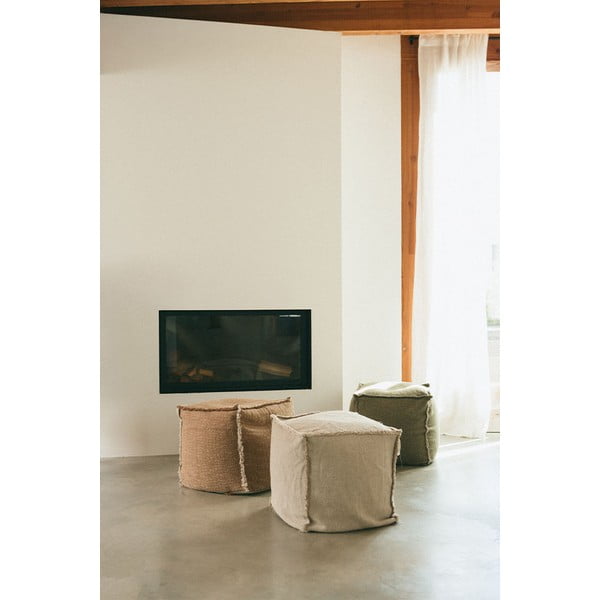 Kremowy worek do siedzenia Handloom – Lorena Canals-image-2