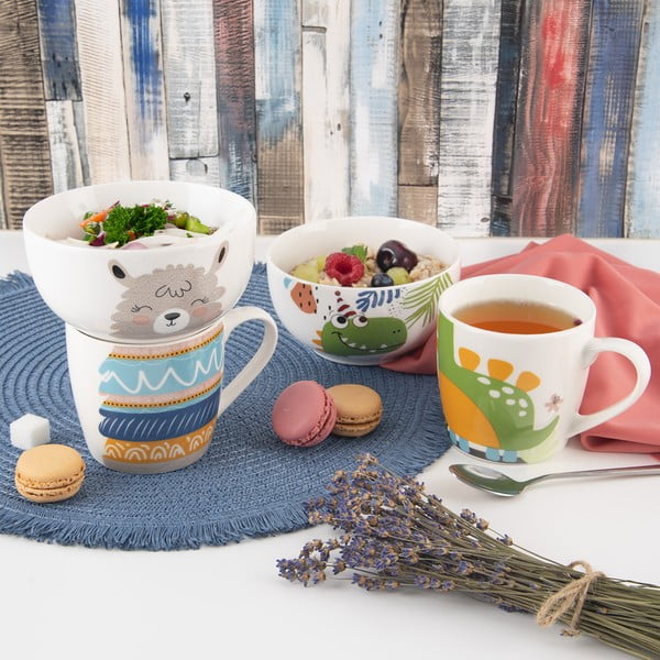 Porcelanowy zestaw kubka i miski 2 szt. 350 ml – Orion-image-1