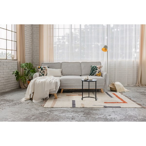 Niebieski sztruksowy rozkładany narożnik (z przestawnym narożnikiem) Tori – Bonami Selection-image-1