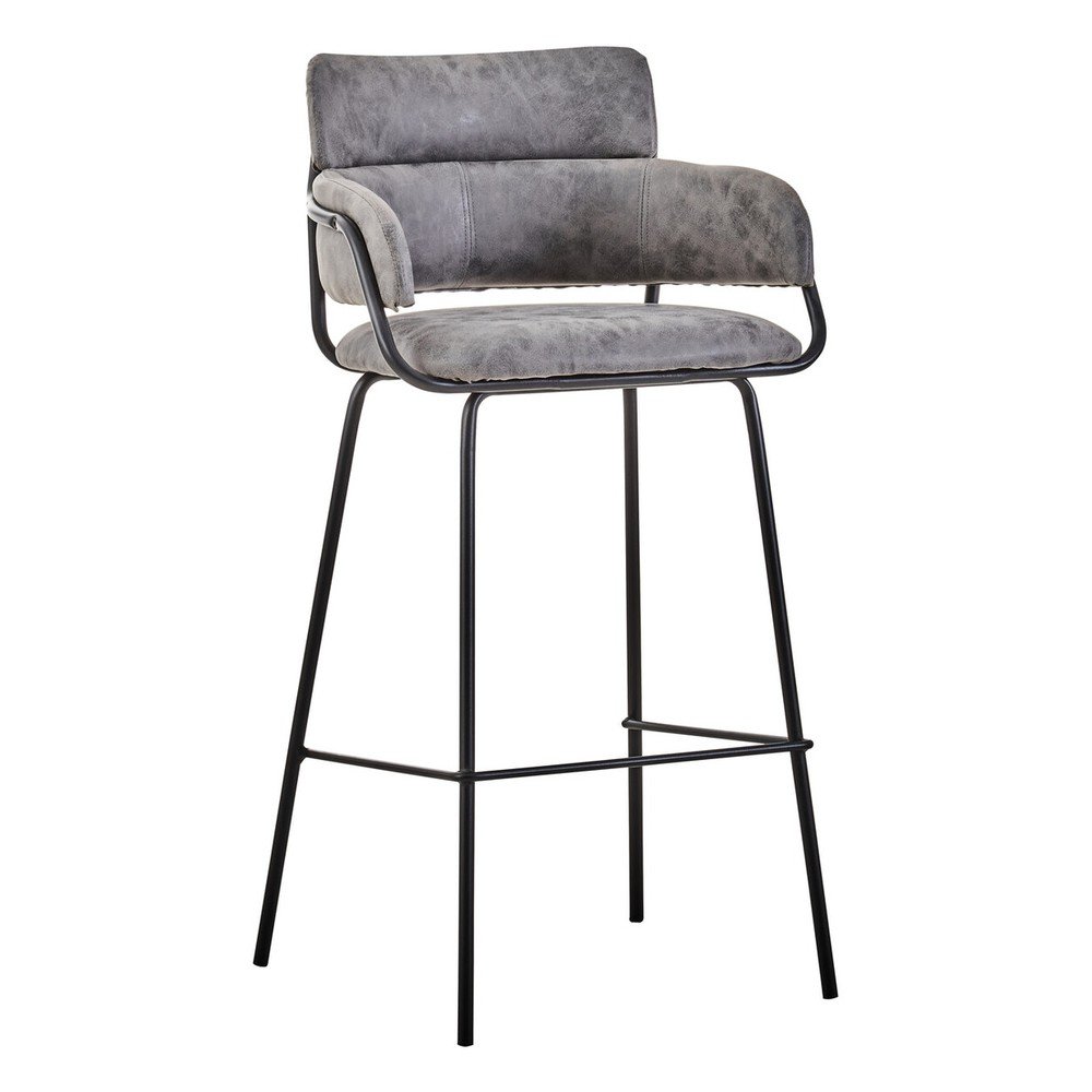 Czarny/szary tapicerowany hoker Tamzin – Premier Housewares