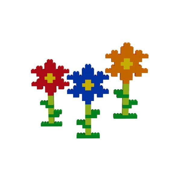 Zestaw klocków do budowy toru z piłeczkami Hubelino Rainbow, 120 szt.-image-2