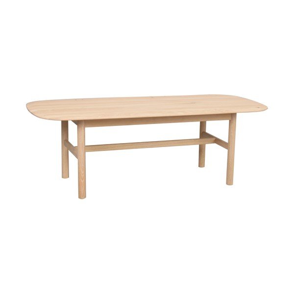 Naturalny stolik z litego drewna dębowego 135x62 cm Hammond – Rowico-image-3