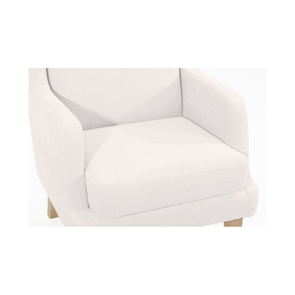 Kremowy fotel Max Winzer Bennet Suede-image-2