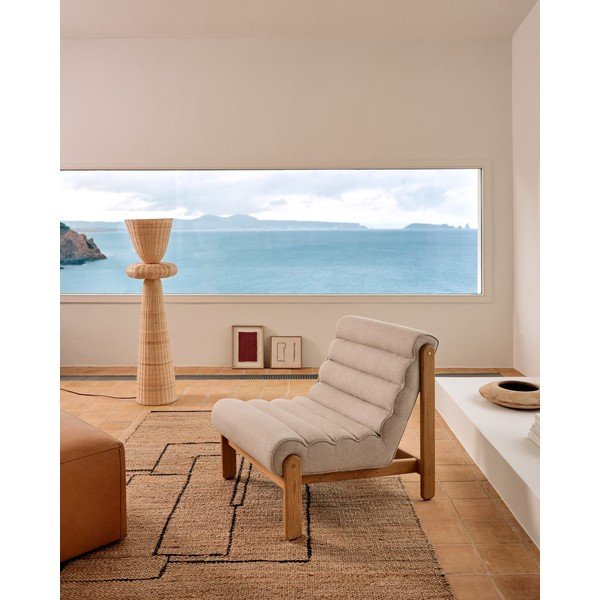 Beżowy fotel Magira – Kave Home-image-1