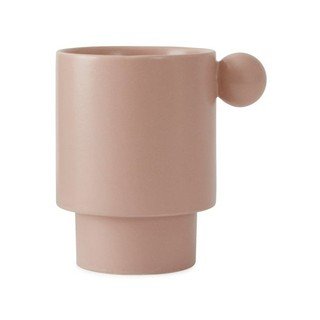 Jasnoróżowy porcelanowy kubek Inka – OYOY Living Design