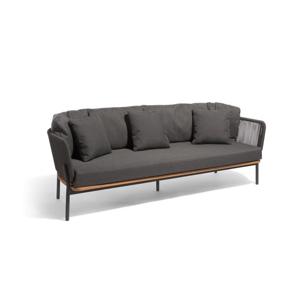Ciemnoszara sofa ogrodowa Omer – Diphano-image-2