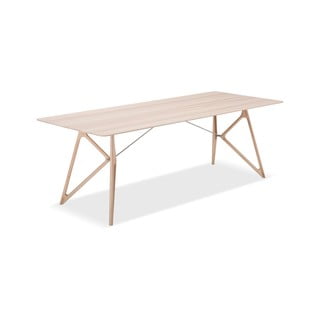 Stół z litego drewna dębowego Gazzda Tink, 220x90 cm