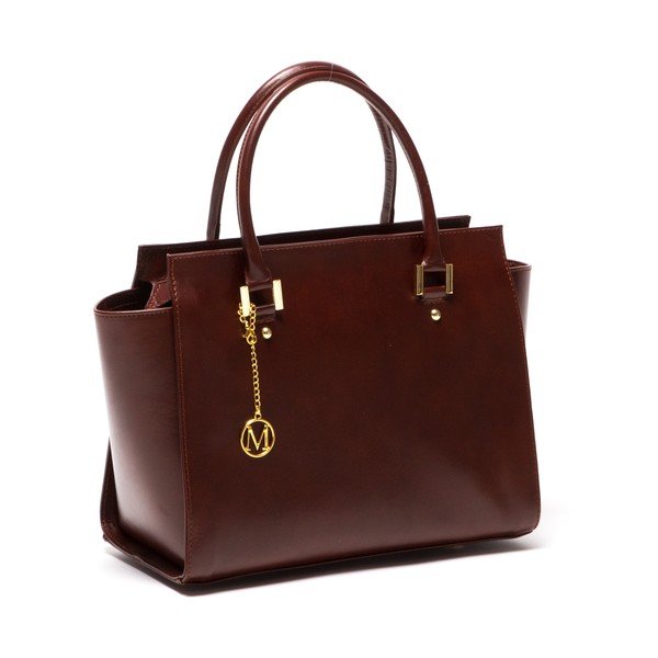 Skórzana torebka Mangotti 382 Marrone-image-2