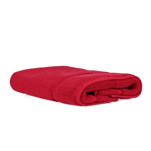 Czerwony ręcznik Lisbeth, 50x75 cm
