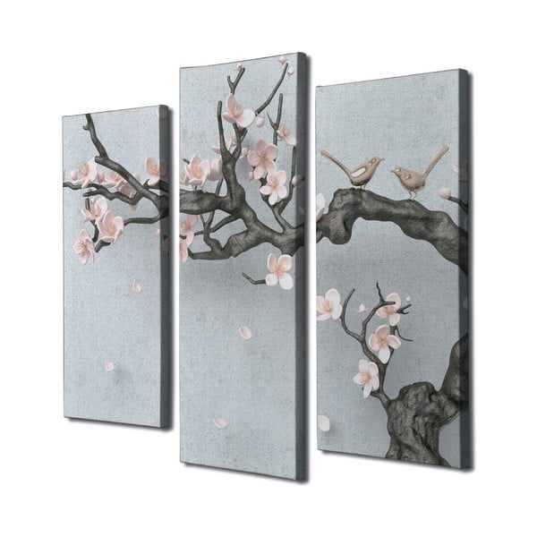 Obrazy zestaw 3 szt. Sakura – Wallity-image-3