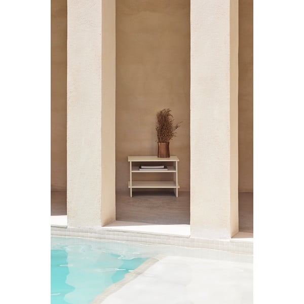 Kremowa szafka nocna z półką Inari – Teulat-image-1