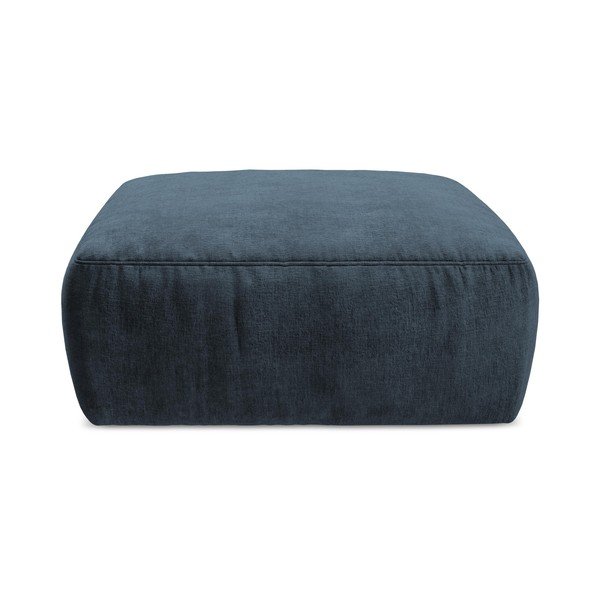 Ciemnoniebieski podnóżek z tkaniny szenilowej Kuki – Makamii