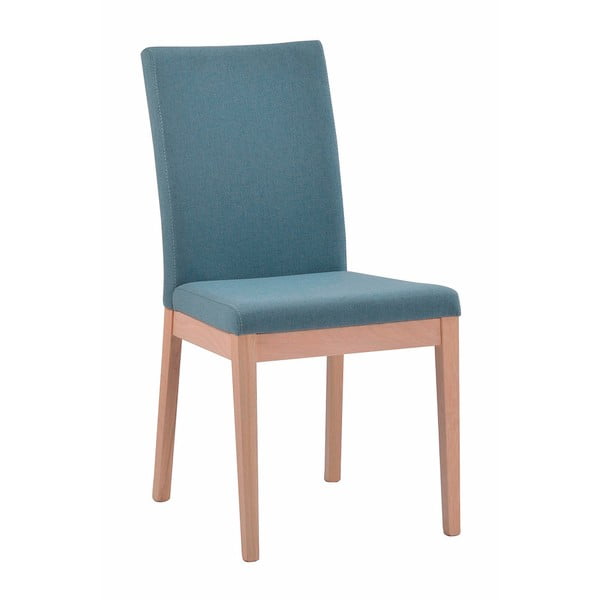 Niebieskie krzesło dębowe Folke Mothman
