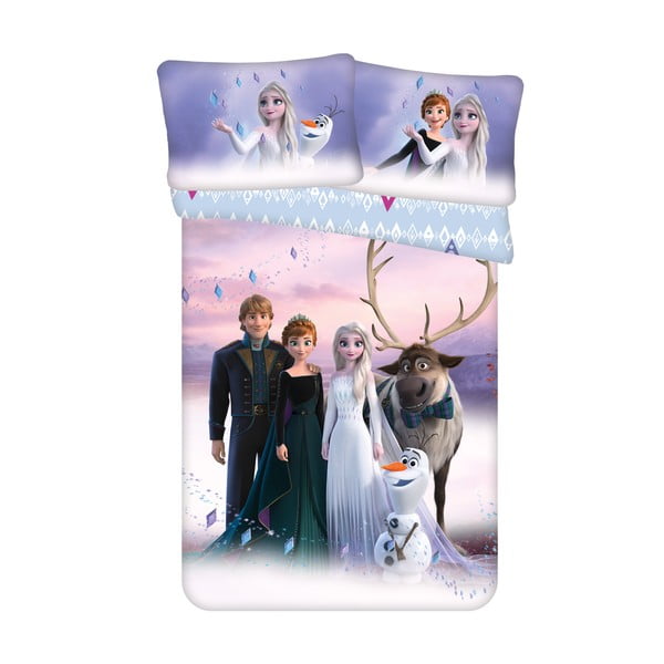 Bawełniana pościel dziecięca do łóżeczka 100x135 cm Frozen 2 – Jerry Fabrics