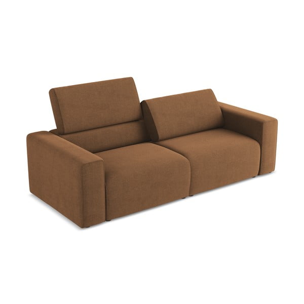 Brązowa sofa modułowa 224 cm Kalea – Makamii-image-1