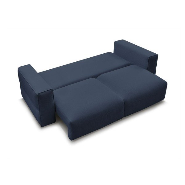 Niebieska rozkładana/ze schowkiem sofa 265 cm Ezechiel – Bobochic Paris-image-3