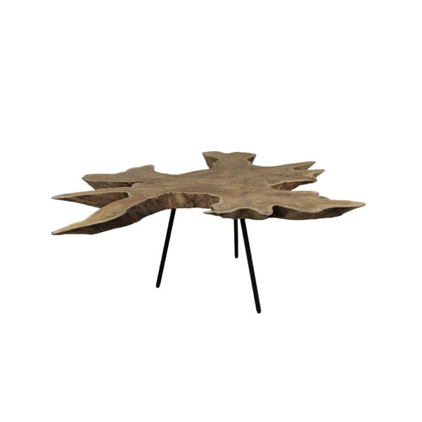 Stolik z drewna tekowego HSM Collection Tribe, 45x80 cm
