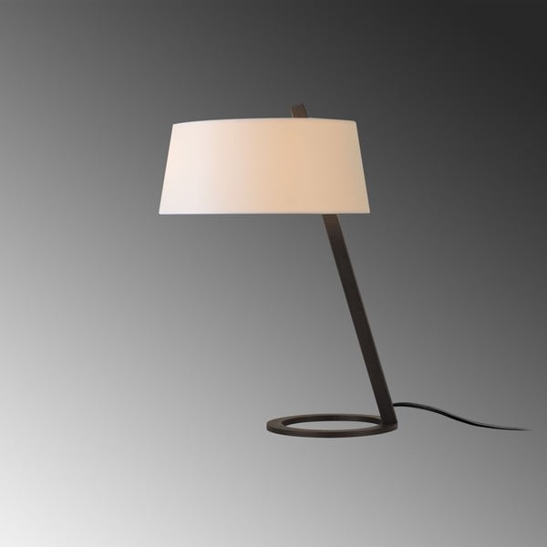 Biało-czarna lampa stołowa (wysokość 55 cm) Salihini – Opviq lights-image-3