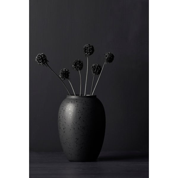 Czarny kamionkowy wazon (wysokość 20 cm) Gastro  – Bitz-image-4