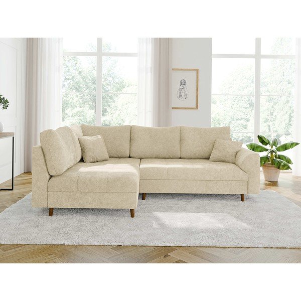 Beżowy narożnik (lewostronny) Ariella – Ropez-image-1