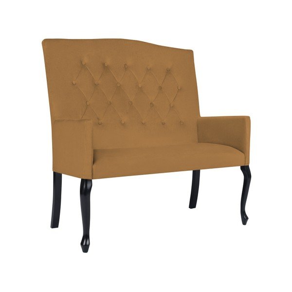 Żółta sofa 2-osobowa Micadoni Home Giuseppe-image-4