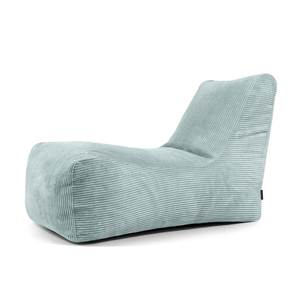 Miętowy sztruksowy worek do siedzenia Lounge – SLOWDOWN