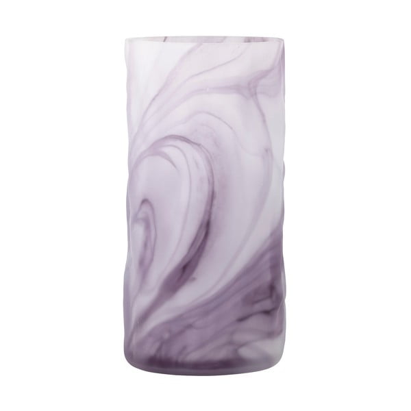 Fioletowy szklany ręcznie wykonany wazon (wysokość 24,5 cm) Moore – Bloomingville