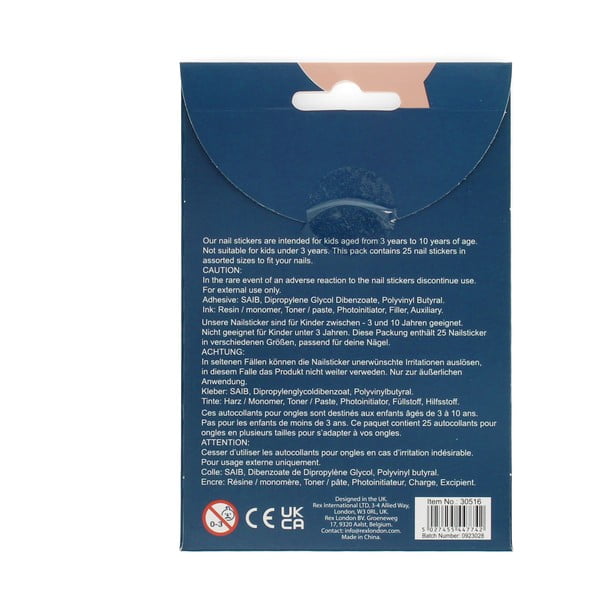 Zestaw kreatywny Cosmic Love – Nail stickers – Rex London-image-3