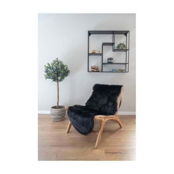 Czarny syntetyczny chodnik 60x180 cm – House Nordic-image-1