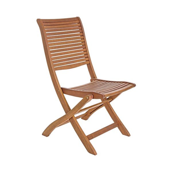 Drewniane krzesło ogrodowe w naturalnym kolorze Noemi – Bizzotto