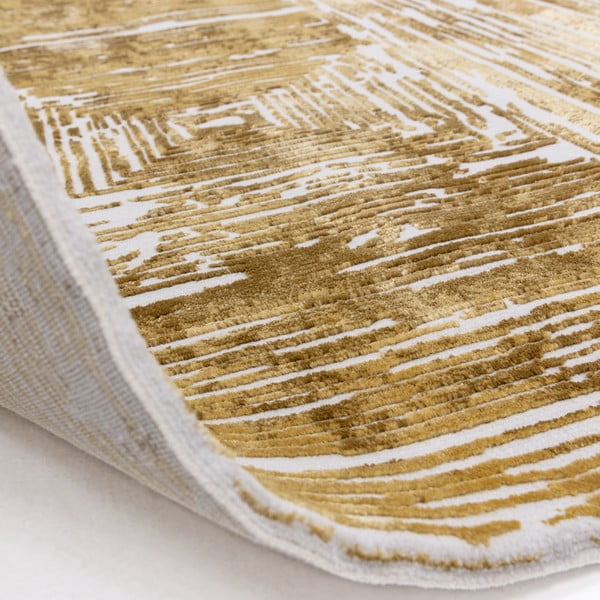 Dywan w kolorze złota 120x170 cm Kuza Lines Gold – Asiatic Carpets-image-4