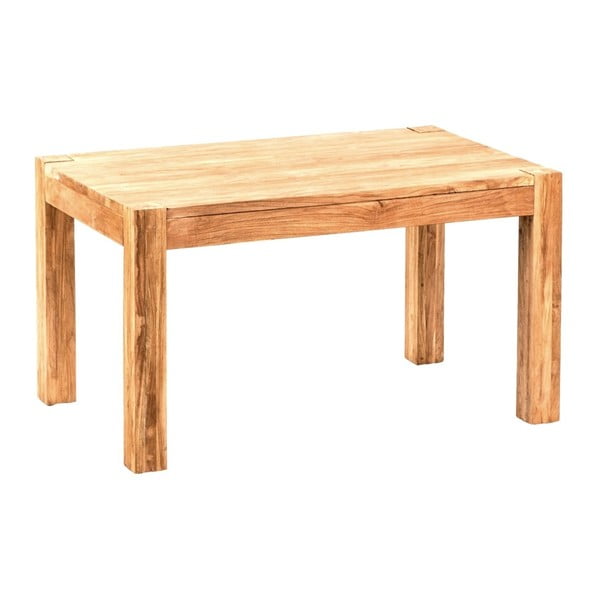 Stół ogrodowy z drewna tekowego z recyklingu Massive Home Ronda, 90x140 cm