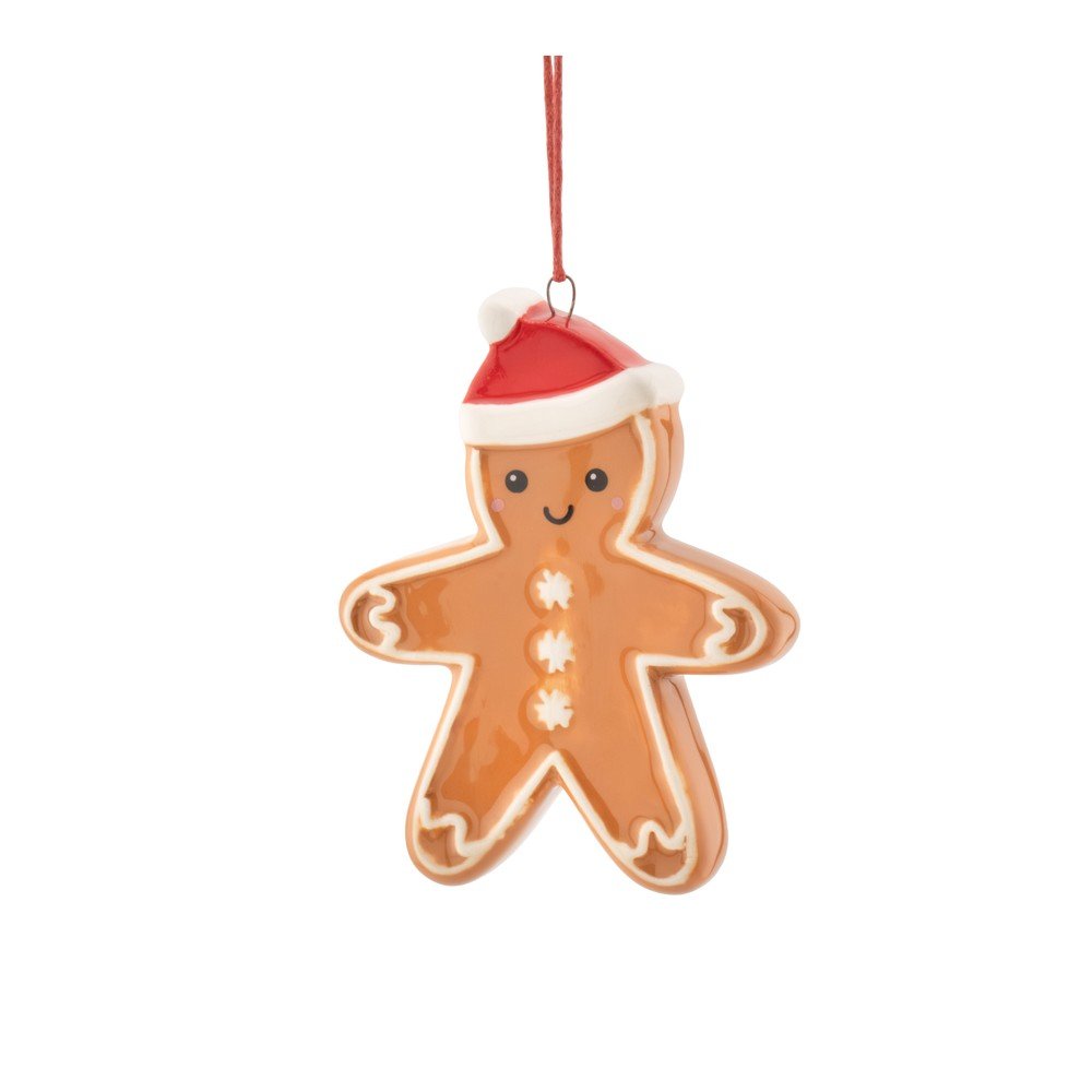 Ozdoba świąteczna ceramiczna 6 cm Gingerbread – Sass & Belle