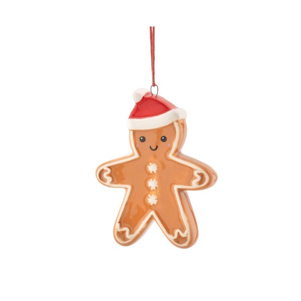 Ozdoba świąteczna ceramiczna 6 cm Gingerbread – Sass & Belle