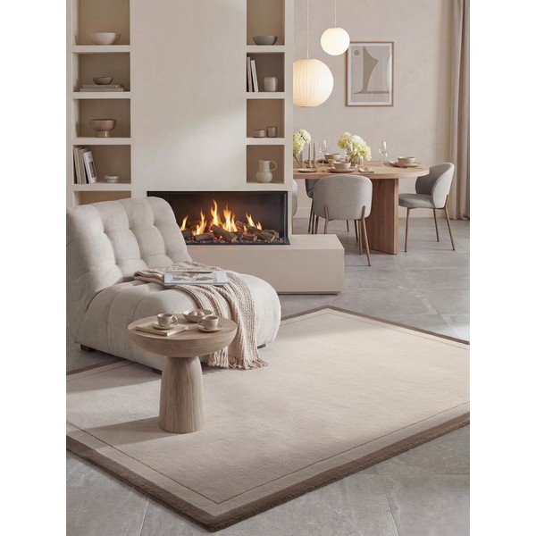 Brązowy/kremowy dywan z mieszanki wełny 120x170 cm Niko – Villeroy&Boch-image-4