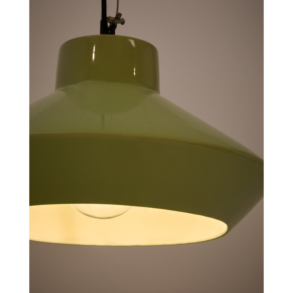 Jasnozielona lampa wisząca z ceramicznym kloszem ø 31 cm Portol – Kave Home (zdjęcie 4)